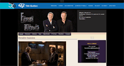 Desktop Screenshot of lesfrancstireurs.telequebec.tv