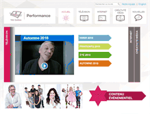 Tablet Screenshot of performance.telequebec.tv