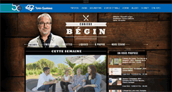 Desktop Screenshot of curieuxbegin.telequebec.tv