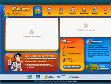 Tablet Screenshot of kaboum.telequebec.tv