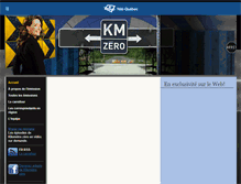 Tablet Screenshot of kilometrezero.telequebec.tv