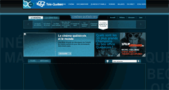 Desktop Screenshot of cinemaquebecois.telequebec.tv